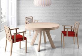 Mesa y sillas modernas 3